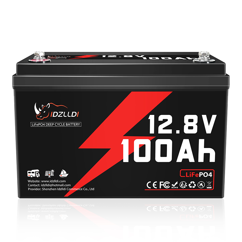 Renewable Energy Resources - Bateria LiFePO4 IDZLLDI 12.8V 100Ah com