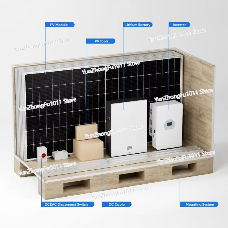 Kit Completo de Sistema Solar  - Off Grid Solar Kit avaliação e preço